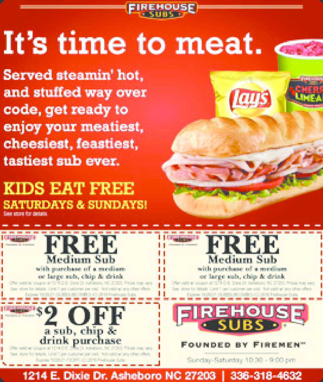 Firehouse Subs Coupons Firehouse Subs Coupons