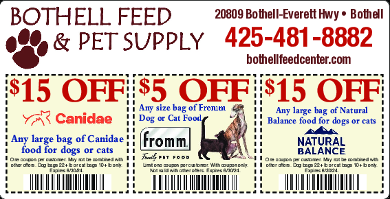 Coupon Offer: $15 OFF Any Large Bag of Canidae Food for Dogs or Cats