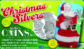 Coupon Offer: Christmas Silvers - Great Stocking Stuffers!