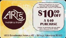 Coupon Offer: $10.00 OFF a $40 Purchase