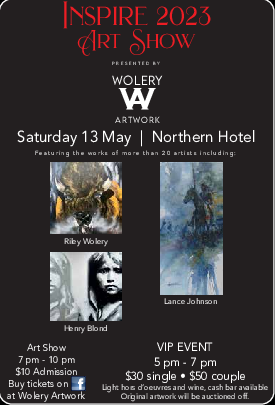Coupon Offer: Buy tickets on Facebook at Wolery Artwork
