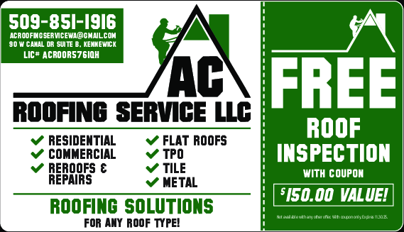Coupon Offer: FREE Roof Inspection with coupon - $150 value!