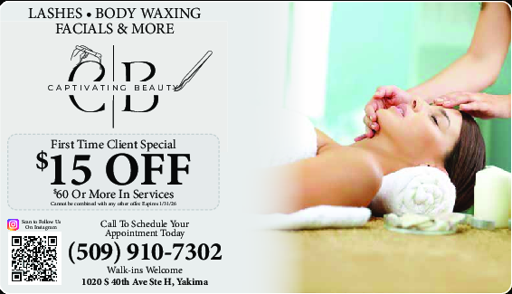 Coupon Offer: First Time Client Special! $15 OFF $60 or More In Services
