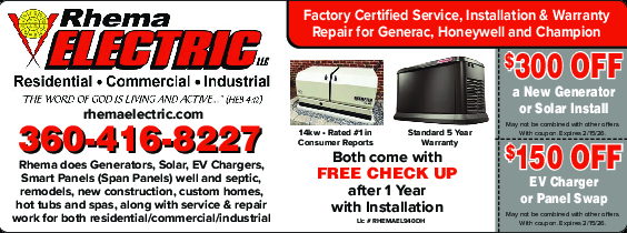 Coupon Offer: $300 OFF a New Generator or Solar Install