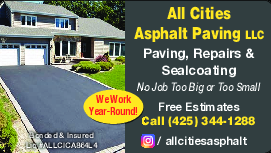 Coupon Offer: No Job Too Big or Too Small! FREE Estimates! Call 425-344-1288