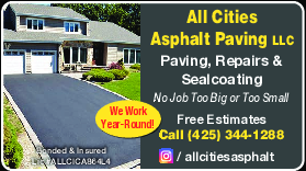 Coupon Offer: No Job Too Big or Too Small! Call 425-344-1288!