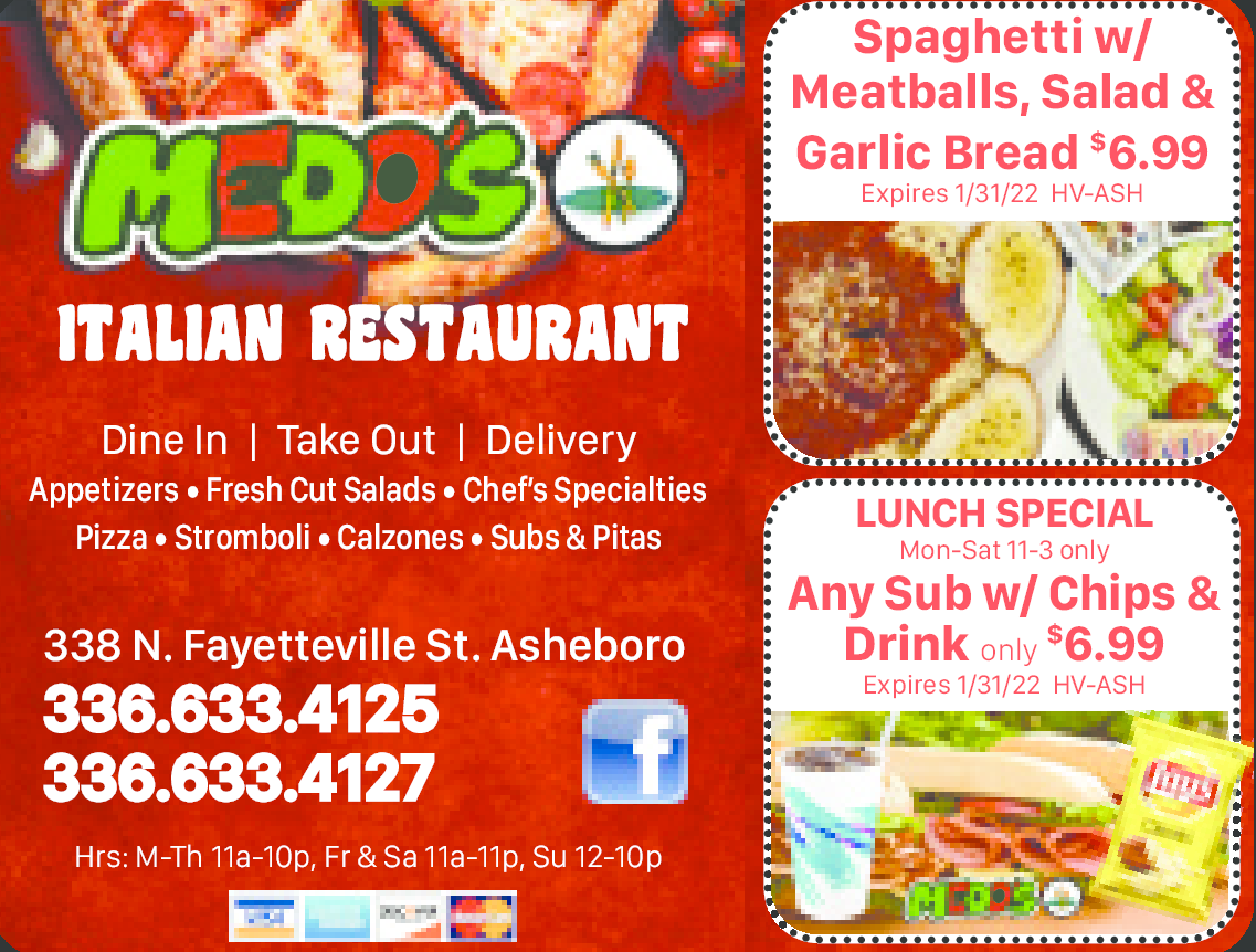 Medo's Italian Restaurant Coupons